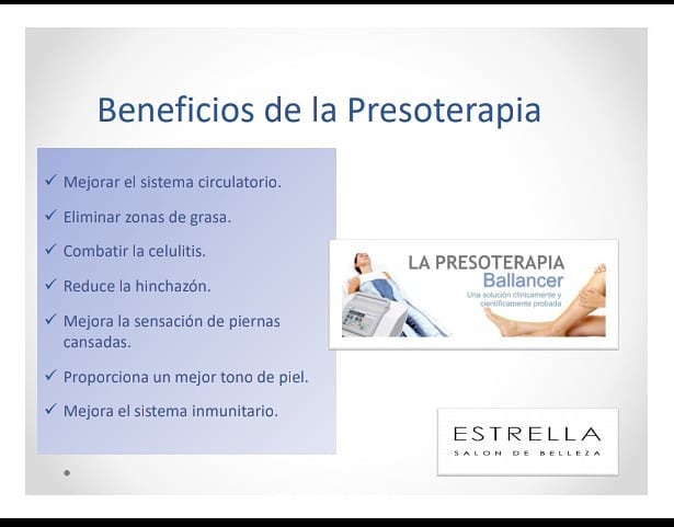 Beneficios de la presoterapia para el cuerpo